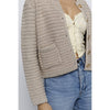 JT9063- TWEED THICK CARDIGAN SWEATER