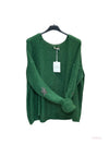 Thick cardigan with mohair and stars at the elbows #3559