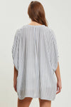 STRIPE OVERSIZED SHIRT TOP