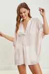 STRIPE OVERSIZED SHIRT TOP