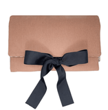 Large Jewelry Roll, Travel Pouch, Pink/Blush
