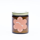 Apricot fig • daisy collection • 9 oz soy candle