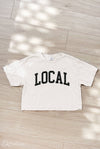 LOCAL Cropped Mineral Graphic Top