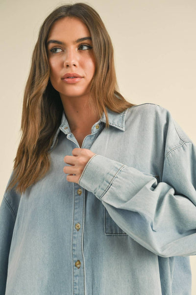 T3144   BUTTONDOWN DENIM SHIRTS