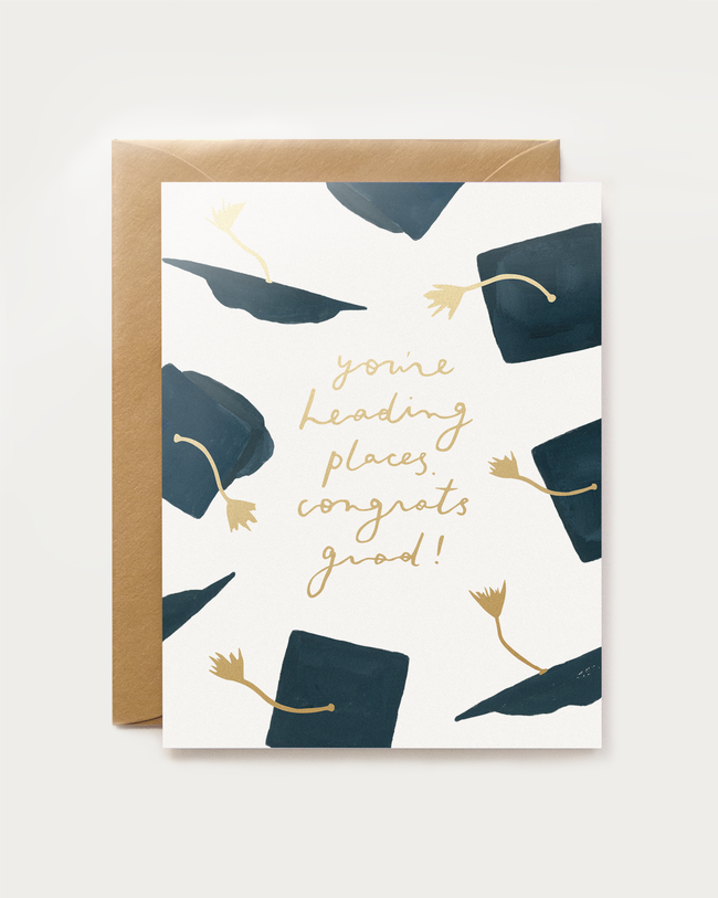 Heading Places Grad Card