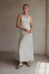 PK1005 | Knit 100% Organic Cotton Garment Washed Ribbed Tank