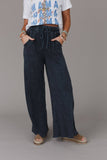 Relaxing Robin Wide Leg Pant - New Navy