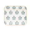 MEDIUM DUSTY BLUE FLORAL TRINKET TRAY