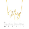 SIGNATURE FONT NAMEPLATE NECKLACE
