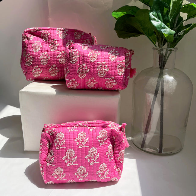 PINK CITY ZIP POUCH