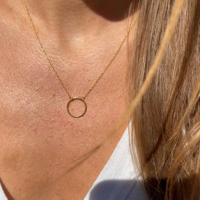 FOREVER OPEN CIRCLE NECKLACE