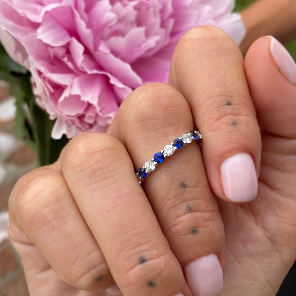 Tiffany embrace sapphire ring deals