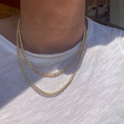 CHUNKY CHAIN LAYER NECKLACE