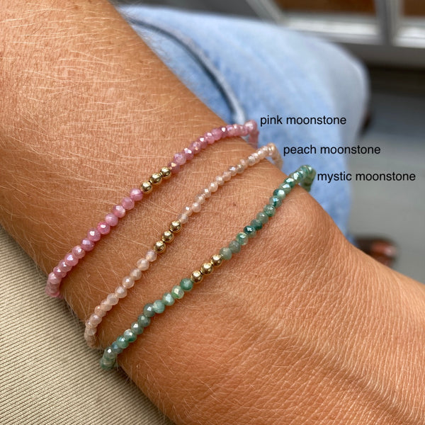Single Gemstone Bead Friendship Bracelets