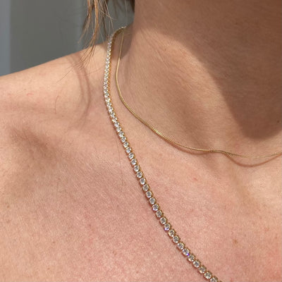 CZ TENNIS NECKLACE