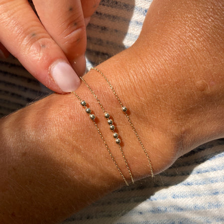 14K CHAIN ANKLETS