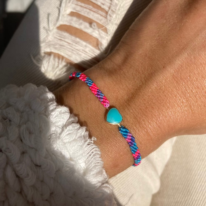 Rainbow macrame bracelet online