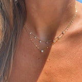 Layered Diamond Necklaces by Katie Diamond
