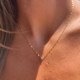 Diamond Solitaire Necklace by Katie Diamond