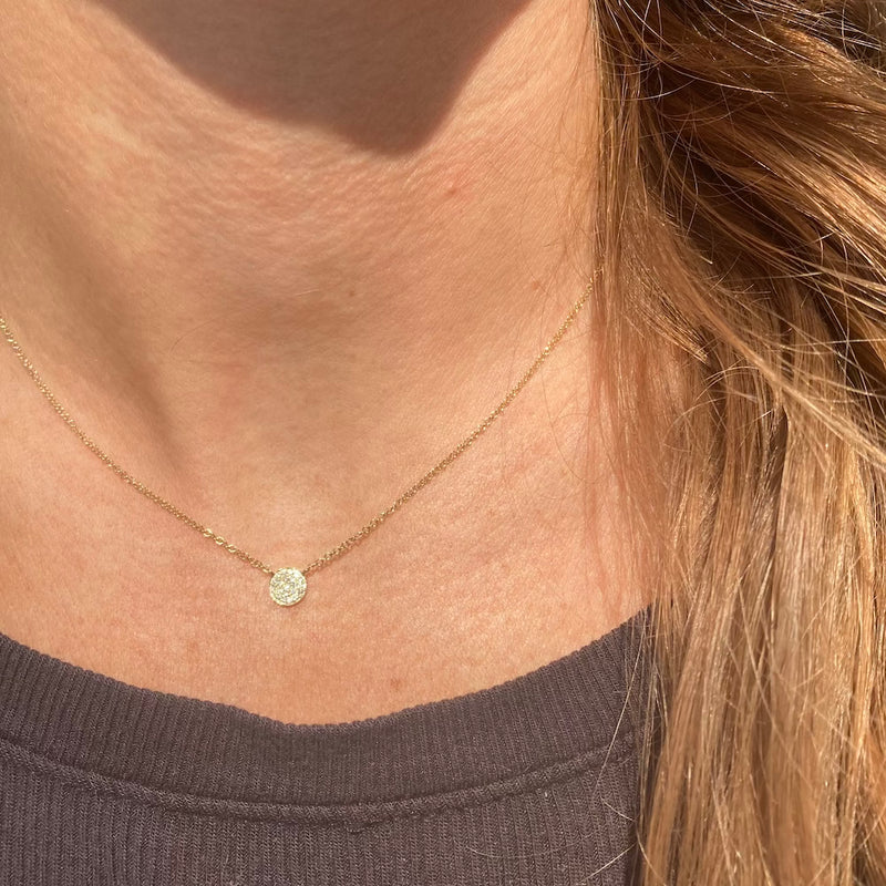 Boden dainty 2025 disc necklace