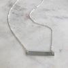 Bar Necklace with custom name or date