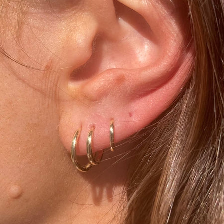 LARGE GLIMMER HOOPS
