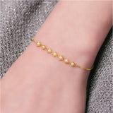 PETITE TEXTILE BRACELET IN PEARL