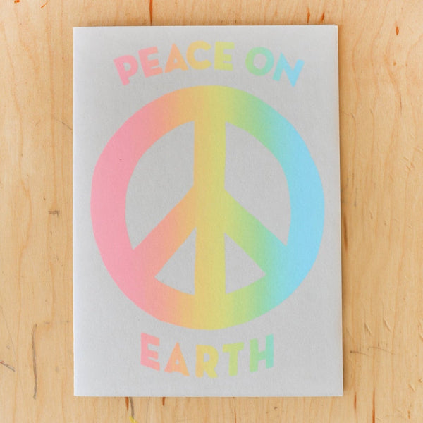 GRADIENT PEACE CARD