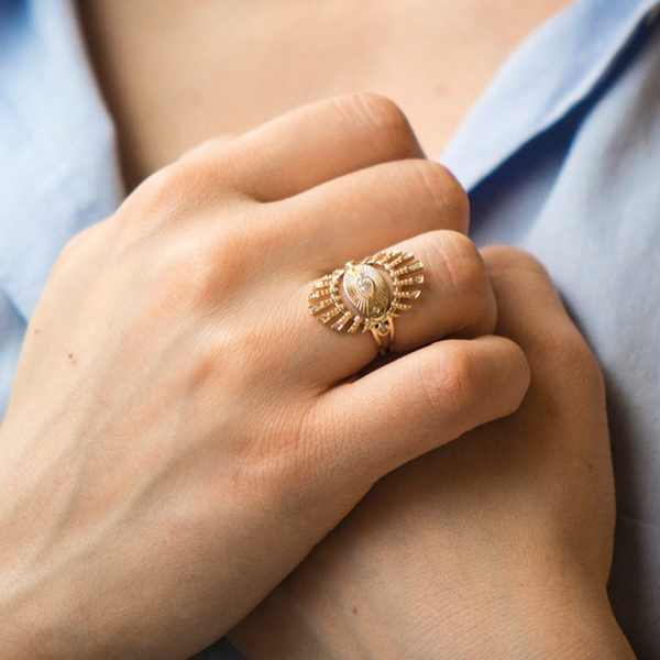 Diamond Sun Ring - Elizabeth Gage Fine Jewellery