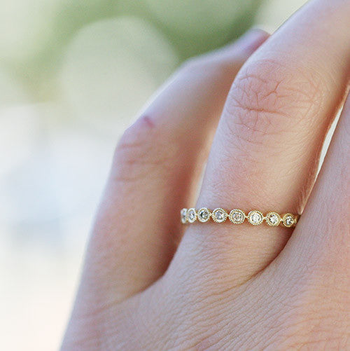 Bezel Set Diamond Eternity Band