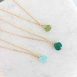 Birthstone Necklaces for August May and March