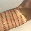 14K CHAIN ANKLETS