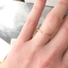 Thin Gold Open Diamond Claw Ring