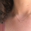 Diamond Bar Necklace