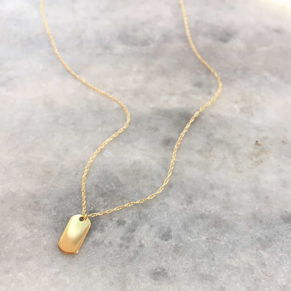 MINI TAG NECKLACE