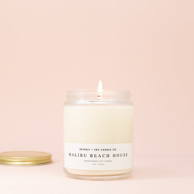 Beverly + 3rd Candle in Malibu Beach House at Katie Diamond in Ridgewood NJ