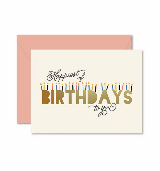 HAPPIEST OF BIRTHDAYS TO YOU CARD