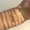 14K CHAIN ANKLETS