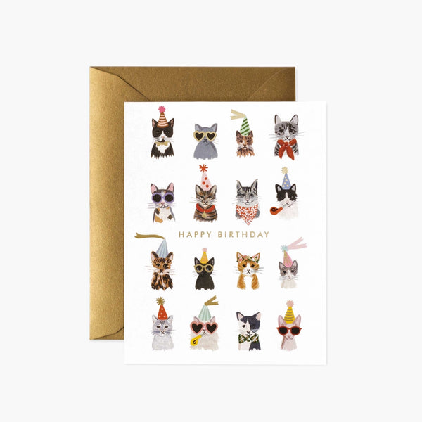COOL CATS BIRTHDAY CARD