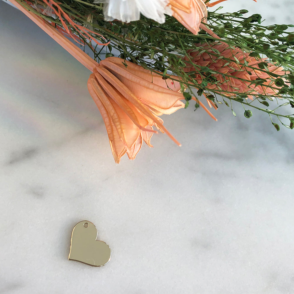 Gold Heart Charm