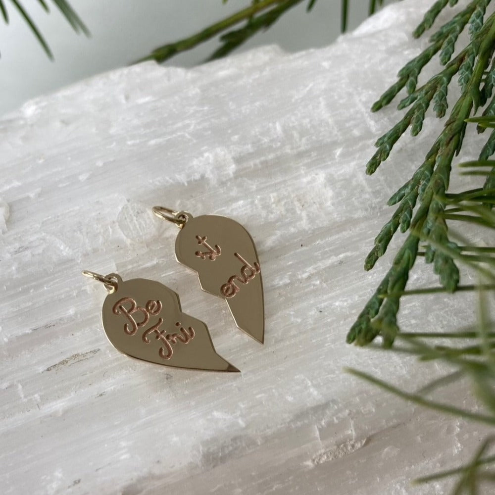 BEST FRIEND BREAK APART CHARM SET - KDJ