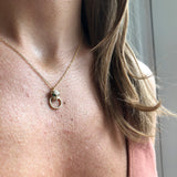 Diamond and Emerald Panther Head Necklace