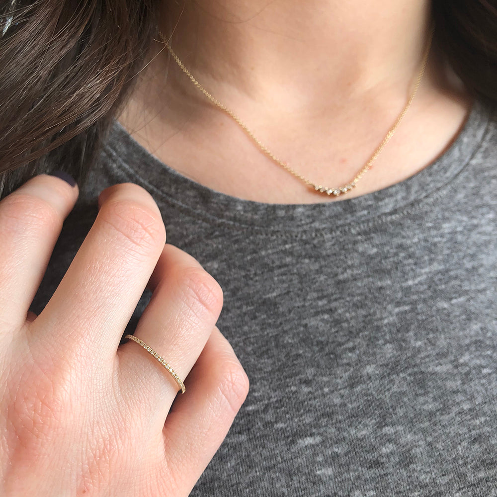 Thin Diamond Eternity Band