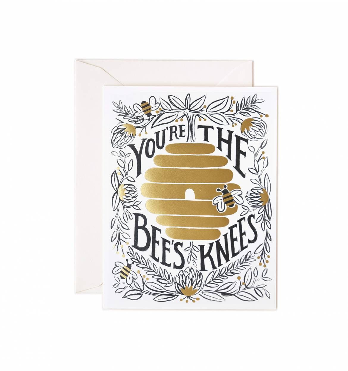 YOU'RE THE BEE'S KNEES CARD - katie diamond jewelry