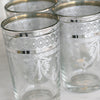 MOROCCAN SILVER DECAL COLORED TEA GLASSES - katie diamond jewelry