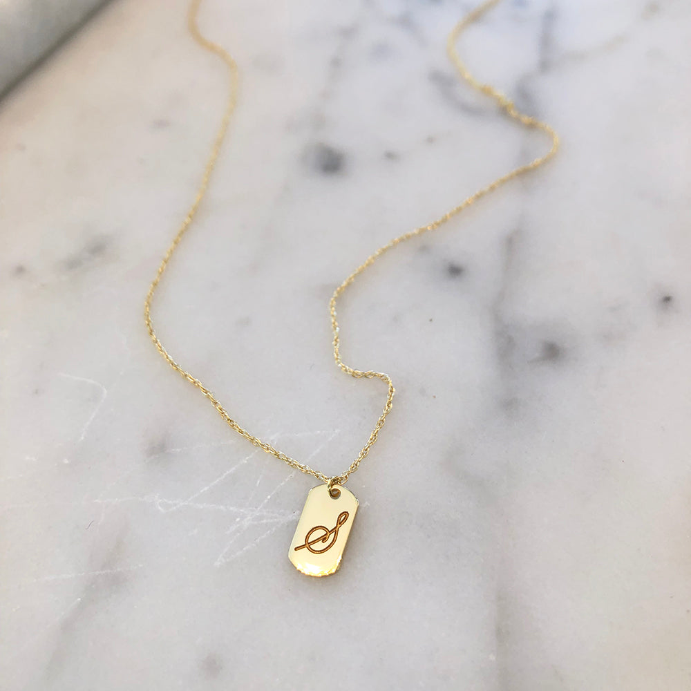 MINI TAG NECKLACE